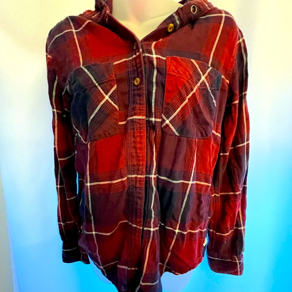 Button up plaid shirt